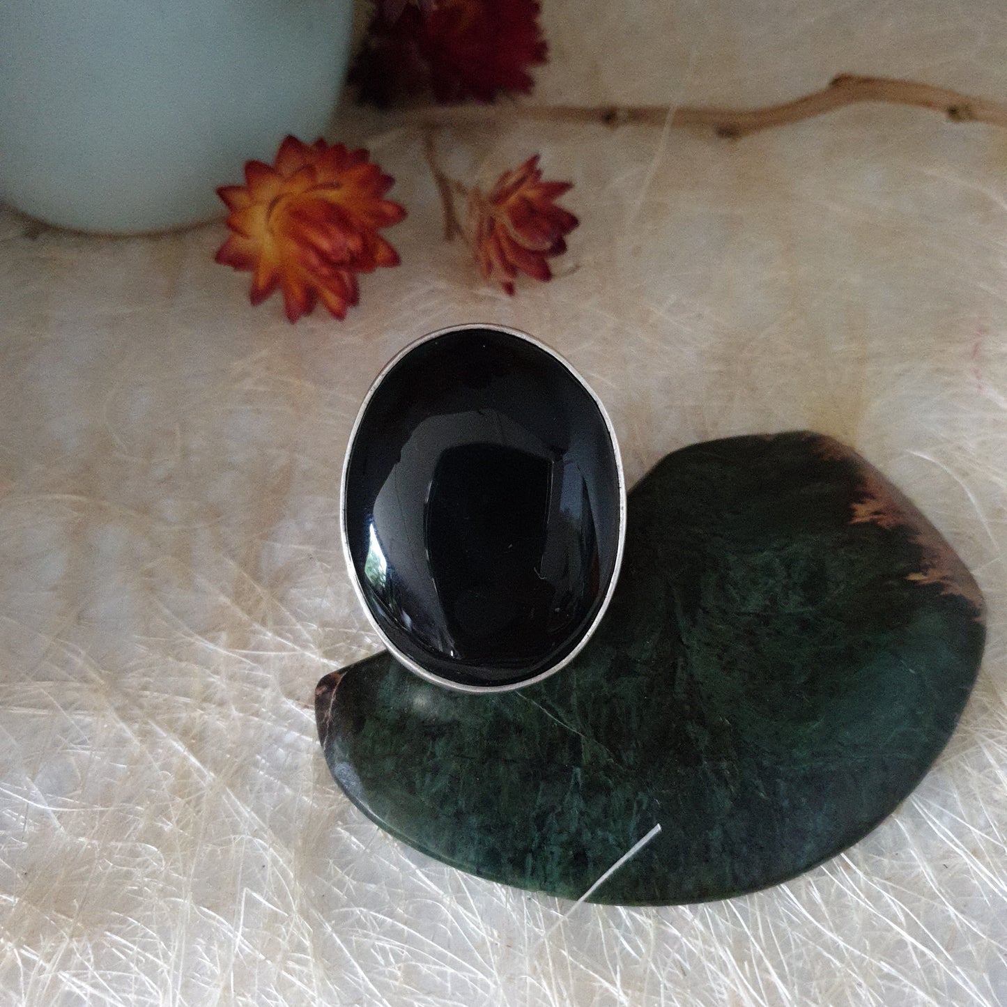 Black Onyx big ring