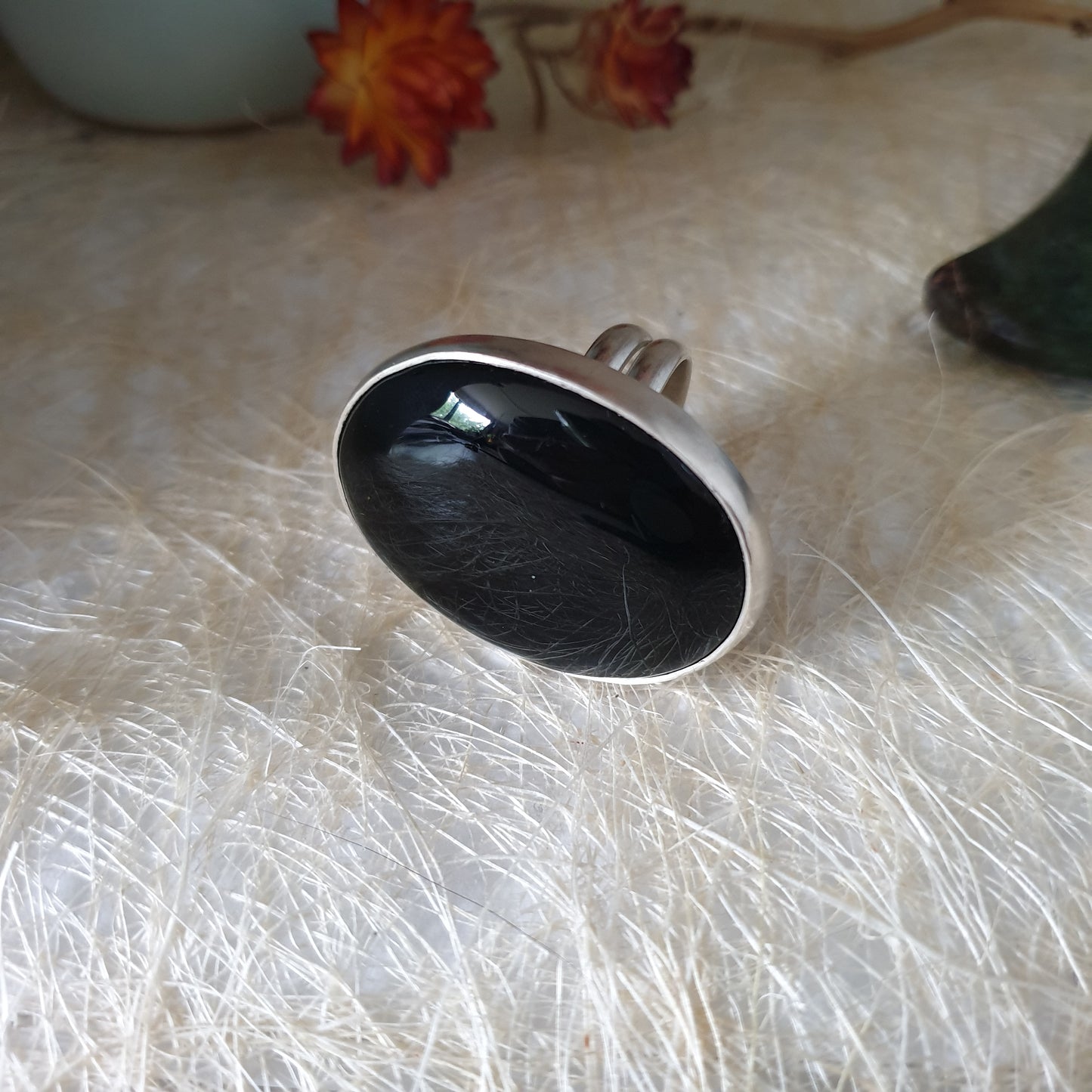 Black Onyx big ring